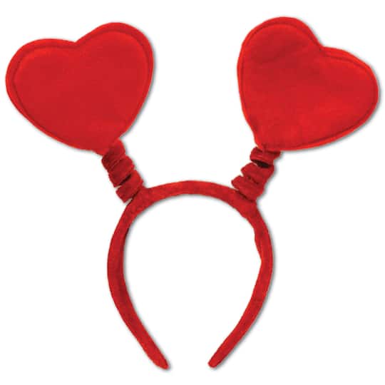 Beistle Adult Red Heart Boppers, 2ct.